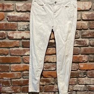 Gap white legging skimmer jeans